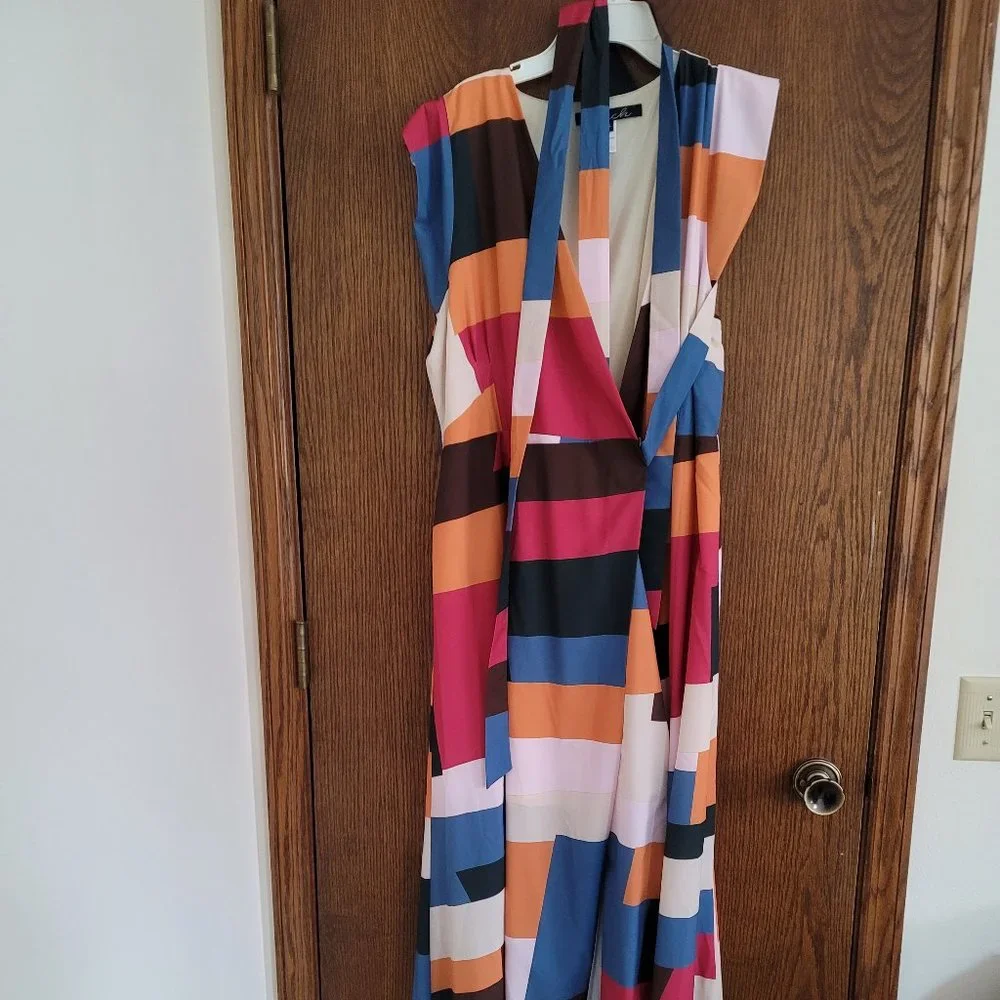 Hutch Multicolor Geometric Maxi Dress